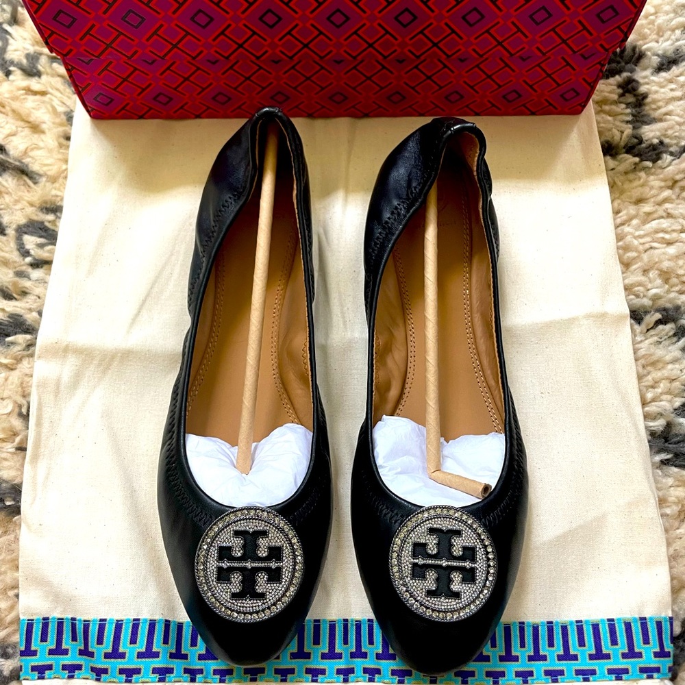 New in Box Tory Burch Liana Ballet Flat - Nappa Leather
